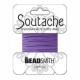 Beadsmith polyester soutache cord 3mm - Lavender